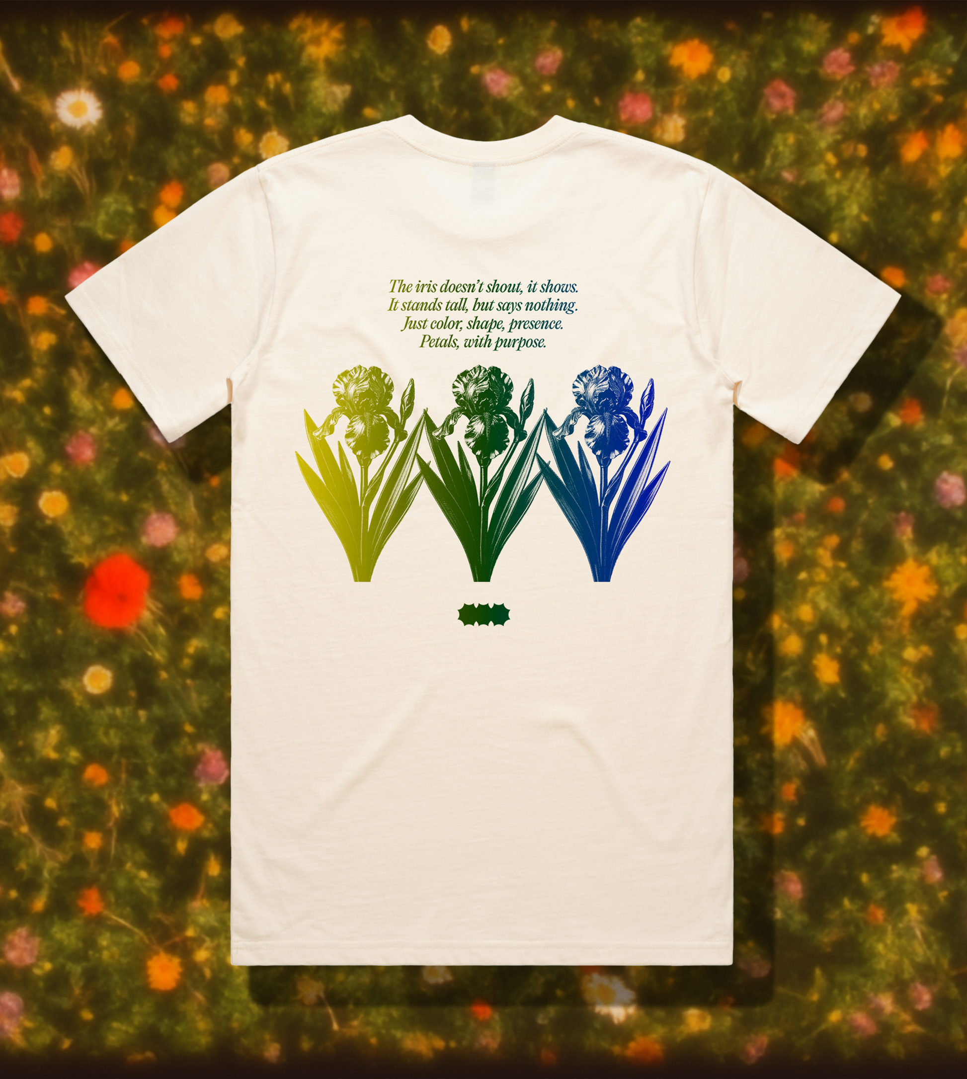 BEARDED IRIS TEE // ECRU