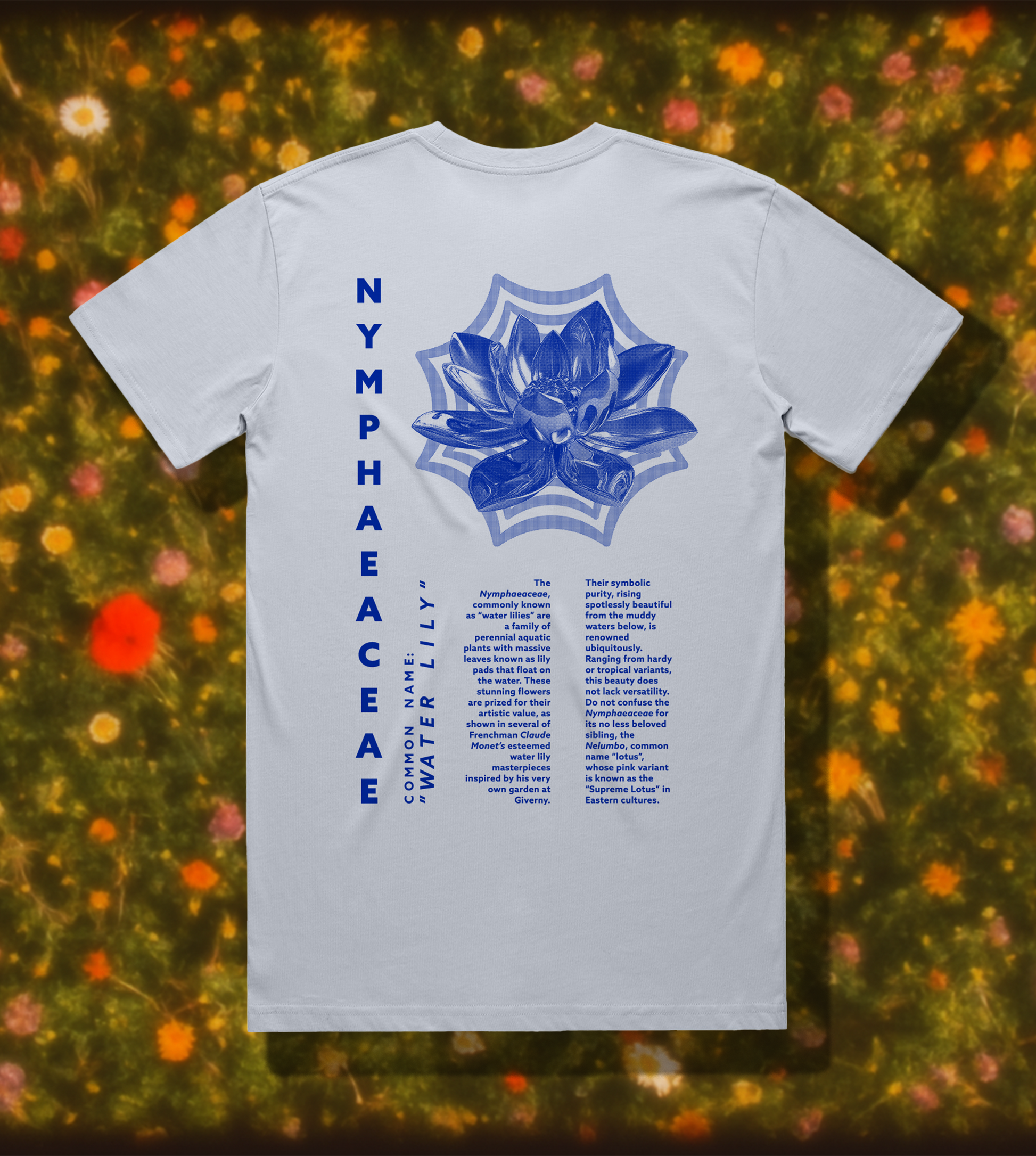 WATER LILY TEE // BABY BLUE