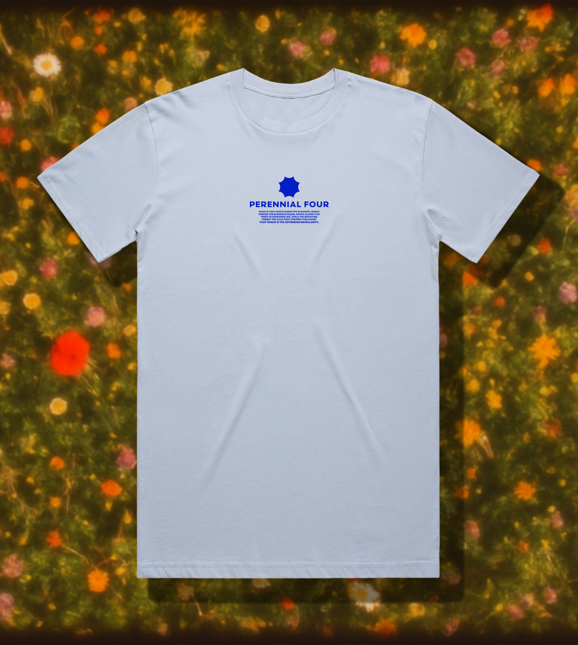 WATER LILY TEE // BABY BLUE