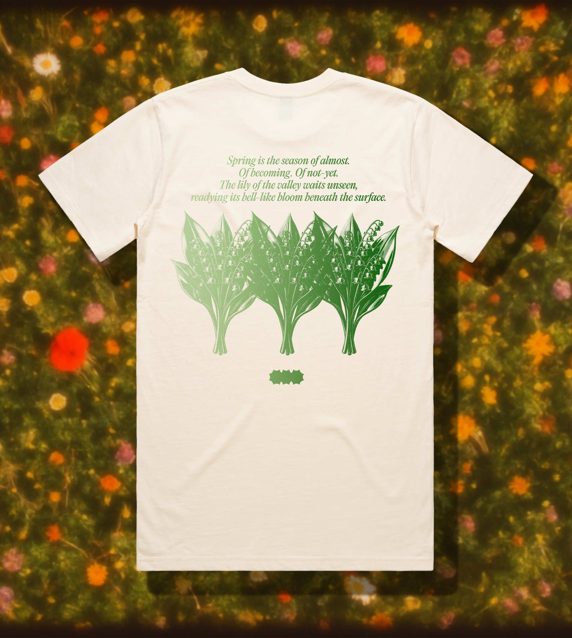 LILY OF THE VALLEY TEE // ECRU