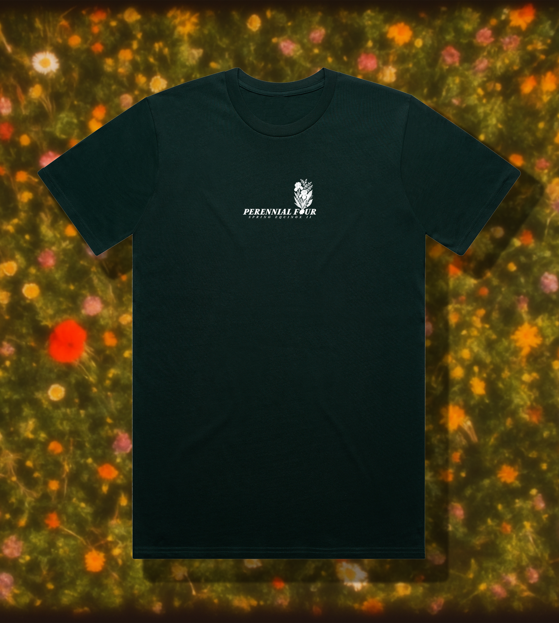 LILY OF THE VALLEY TEE // PINE GREEN