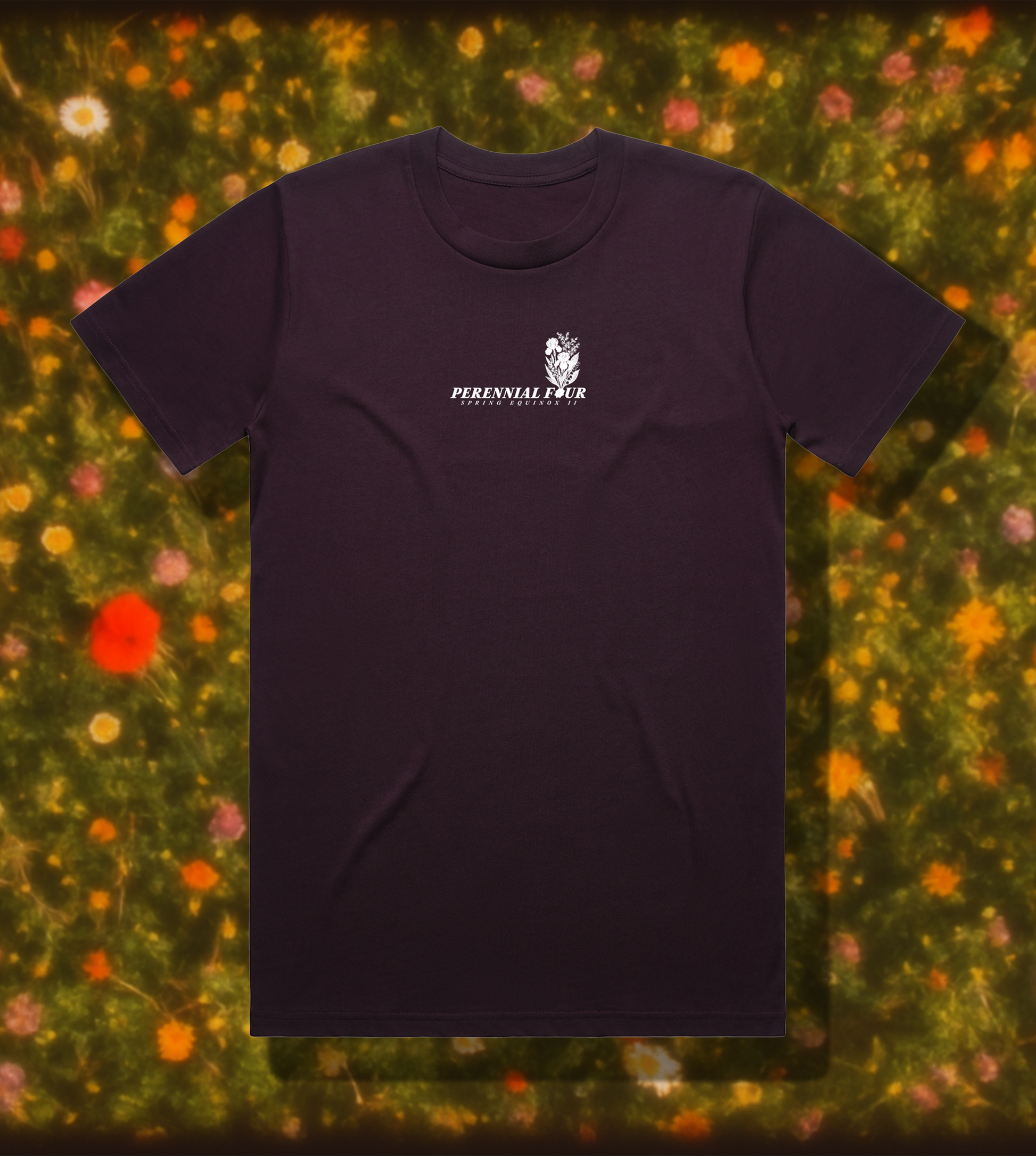 BEARDED IRIS TEE // PLUM