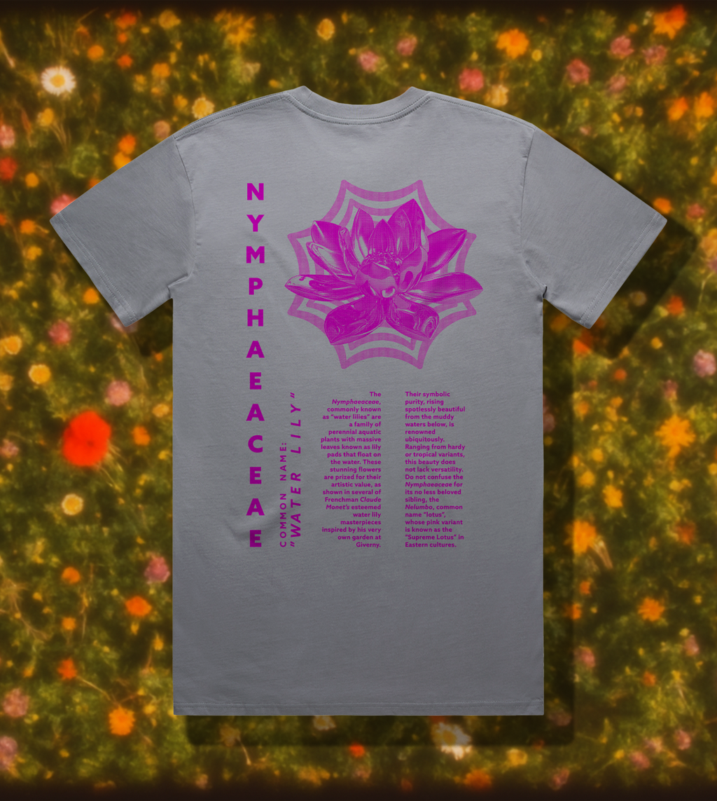 WATER LILY TEE // GRAY