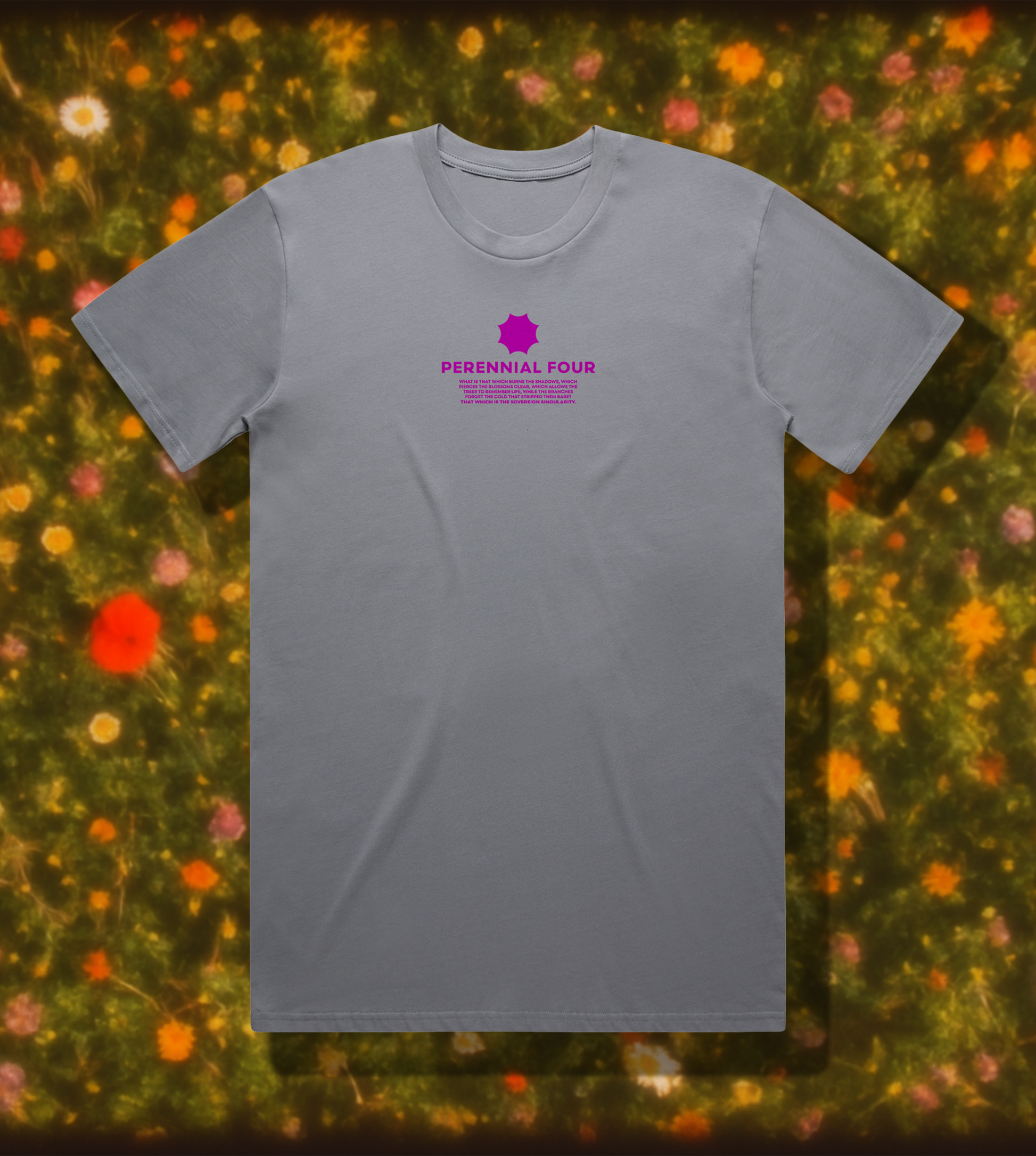 WATER LILY TEE // GRAY